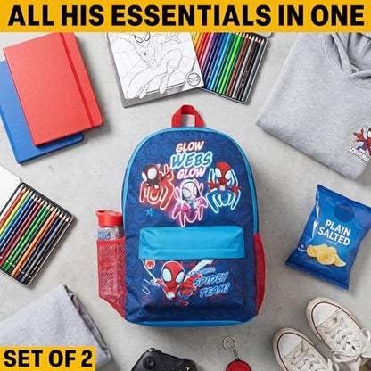 Get Trend Marvel Spidey & His Amazing Friends Boys Backpack & Water Bottle - color: Multi Spidey