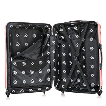 InUSA VASTY 20-Inch Carry-On Hardside Spinner Luggage Lightweight Red - color: Red, size: 20 Inch