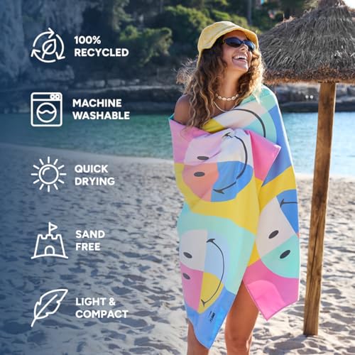Dock & Bay Quick Dry Beach Towel - Calm - Extra Large - color: Calm, size: Extra Large (200x90cm, 78x35")