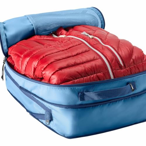 Eagle Creek Pack-It Reveal Expansion Cube - Adjustable Storage Expansion Cube for Travel - Durable Compression Zipper - Water-Resistant - Sustainable - Medium - Blue Dawn - color: Blue Dawn