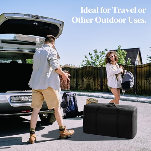 Lifewit 120L Extra Large Storage Duffle Bag for Travel, Camping, 2 Packs - size: 120L