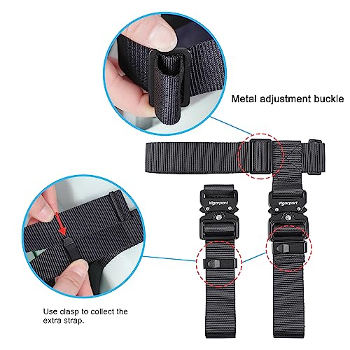 Vigorport Luggage Connector Straps for Suitcase, Add A Bag Suitcase Belt - size: Large-Metal Buckle