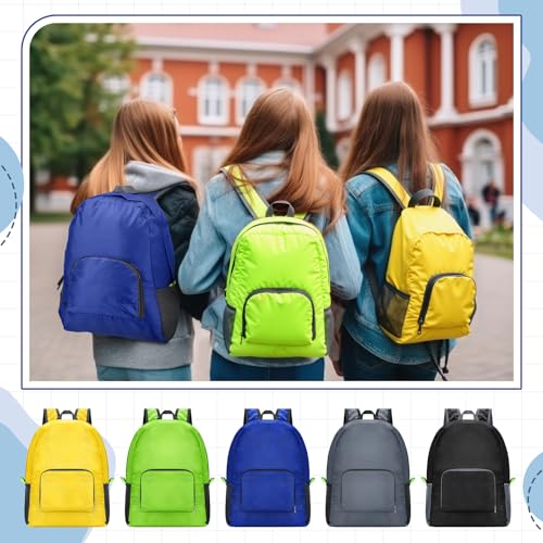 Eccliy Backpacks Bulk 17 Inch Lightweight Foldable Travel,5 Classic Color - color: Classic Color
