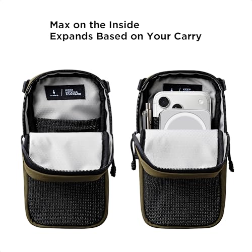 ALPAKA Modular Shoulder Pocket Small Phone Purse Crossbody Bag - color: Green-max