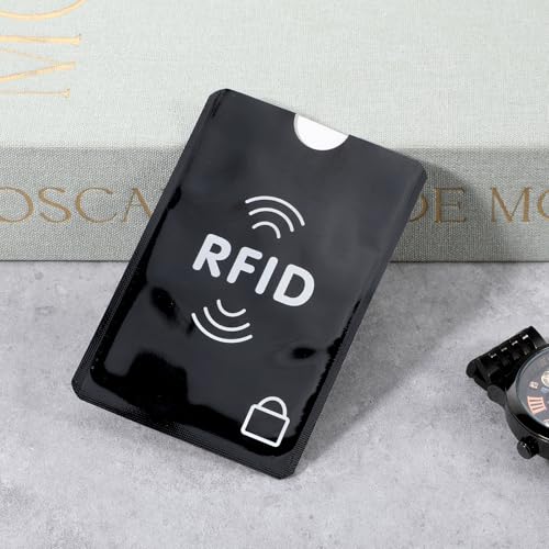 15 PCS RFID Blocking Sleeves 3 Passport Sleeve RFID Sleeves 12 Identity Protection ID Cards Blocking Sleeve Effectively Protect Travel Essentials Fits Wallet Purse From Electronic Theft
