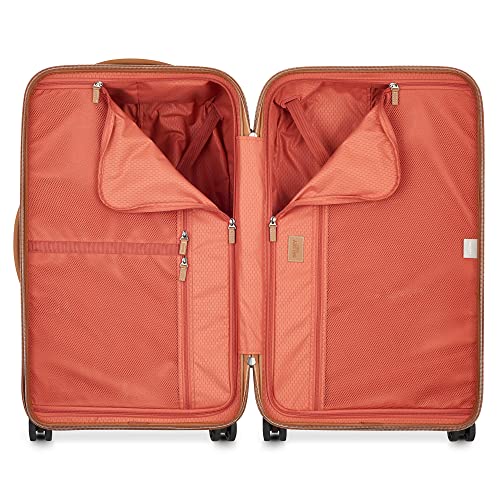 DELSEY PARIS Chatelet Air 2.0, 26 Inch Checked Luggage, Chocolate Brown - color: Chocolate Brown, size: Checked-26 Inch Trunk