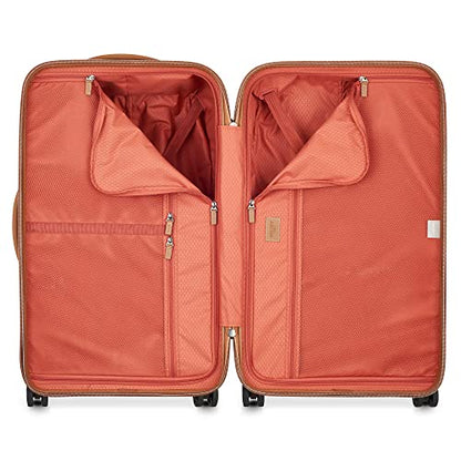 DELSEY PARIS Chatelet Air 2.0, 26 Inch Checked Luggage, Chocolate Brown - color: Chocolate Brown, size: Checked-26 Inch Trunk