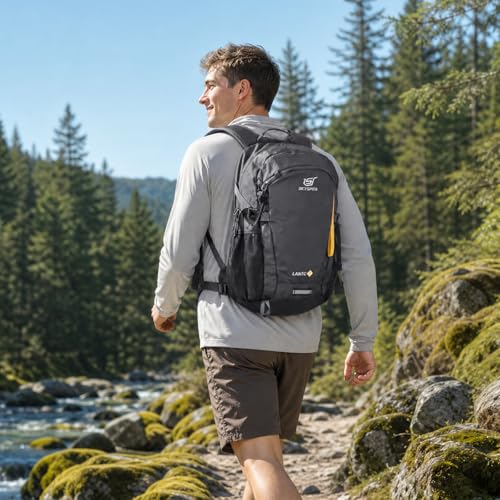 SKYSPER Small Hiking Backpack, 20L/30L Lightweight Travel Backpacks Hiking Daypack for Women Men - color: Lantc20-darkgray, size: 30 l