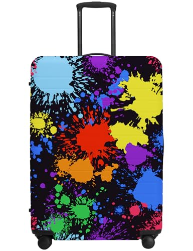 Luggage Covers For Suitcase TSA Approved, Fits 18-32 Inch - color: Graffiti, size: M(23"-26" Suitcase)