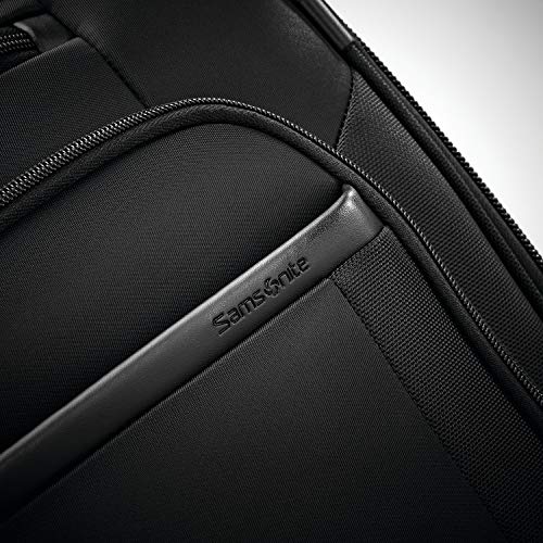 Samsonite Pro Travel Softside Expandable Luggage with Spinner Wheels, Black, Checked-Large 29-Inch - size: Checked-Large 29-Inch