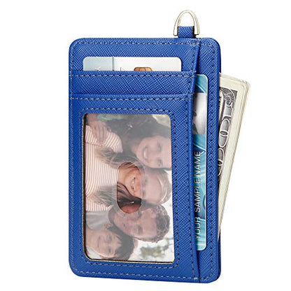 GEEAD Slim Minimalist Front Pocket RFID Blocking Card Holder Wallets for Men & Women - color: Navy