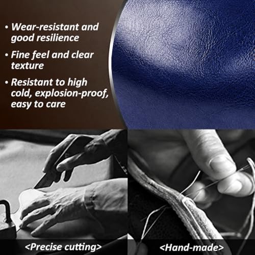 Pahajim Womens PU Leather Tote Handbag Shoulder Purse with Crossbody Strap - color: 2deep Blue