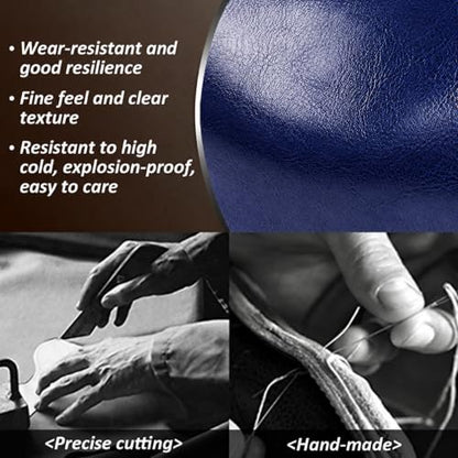 Pahajim Womens PU Leather Tote Handbag Shoulder Purse with Crossbody Strap - color: 2deep Blue