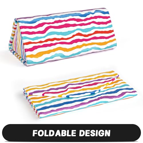 Sunglasses Case, Foldable Glasses Case, Magnetic Hard Shell Folding Holder - color: Colorful Ripples, style: 1 Pcs