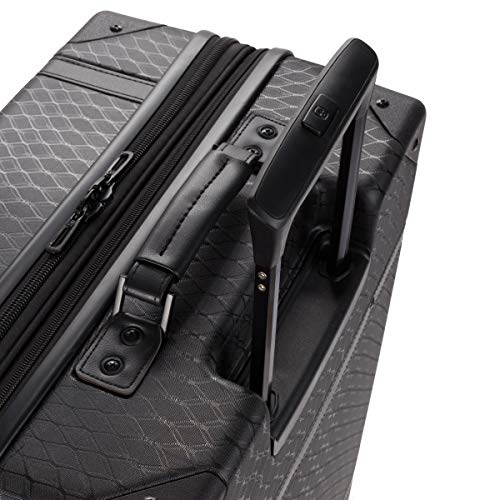 SwissGear 7739 Hardside Luggage Trunk with Spinner Wheels, Black, Checked-Large 26-Inch - color: Black, size: Checked-Large 26-Inch