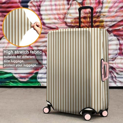 Mouse Hands Gesture Luggage Cover Protector Fit 25-28 Inch, White - color: Luggage Cover-1, size: L(25-28in)