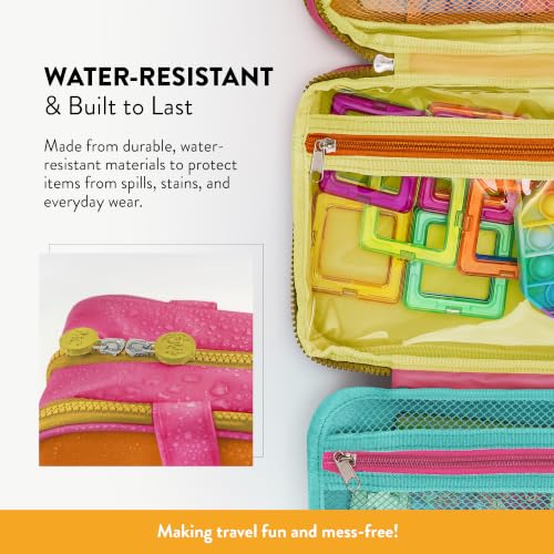 Kids Travel Organizer, Girls Bag With Hook, Toiletry and Makeup Bag, Small - color: CB Pink, size: Small