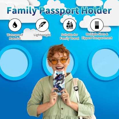 Family Passport Holder RFID,Sea Turtle - color: Sea Turtle