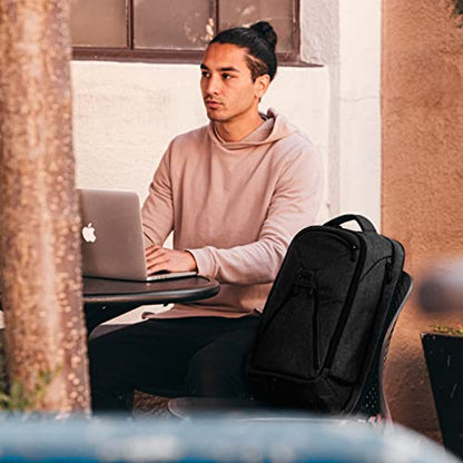 Knack Series 1 Medium Travel Backpack, 15.6-Inch Laptop, Expandable 27-39L - color: Black, size: Medium Backpack