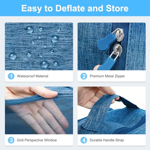 Travel Shoe Bag,Holds 3 Pairs of Shoes, for Travel&Daily Use - color: Blue