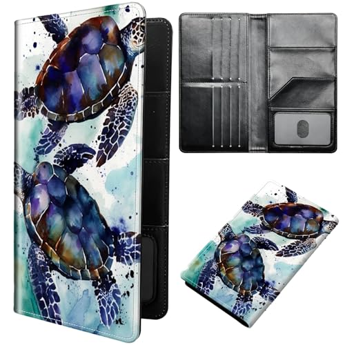 Family Passport Holder RFID,Sea Turtle - color: Sea Turtle