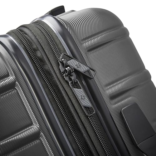 Samsonite Omni 2 Hardside Expandable Luggage with Spinner Wheels, 2-Piece Set (19/24), SOLID CHARCOAL - color: Solid Charcoal, size: 2-Piece Set (Carry-on/Medium)