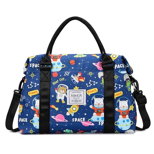 Travel Duffle Bag Weekender Overnight Gym Bag for Women, Astronaut Space - color: Astronaut Space