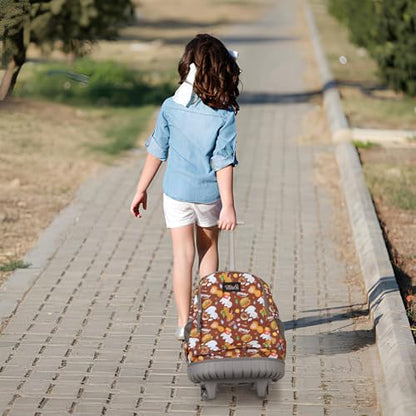Tilami Rolling Backpack for Boys and Girls,Humburgers - color: Humburgers
