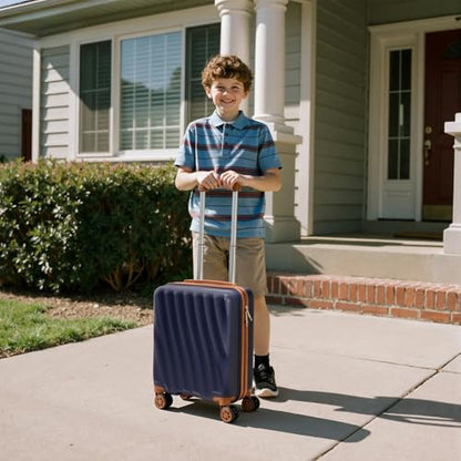 Luggage Sets 6 Piece Suitcases (Purple,16"/20"/24"/28"/DB/TB) - color: Purple, size: 6 Piece Sets (16/20/24/28/DB/TB)