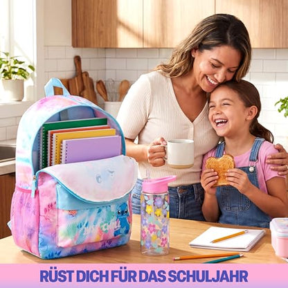 Get Trend Disney Stitch Girls Backpack & Water Bottle, 2 Piece Set - color: Multi Stitch