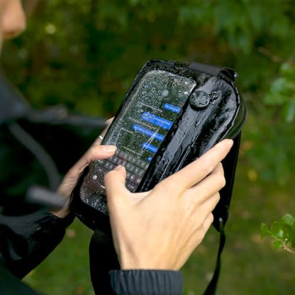 geckobrands Waterproof Belt Bag – Water-Resistant Gear Organizer with Phone Window & Adjustable Strap - color: Periwinkle