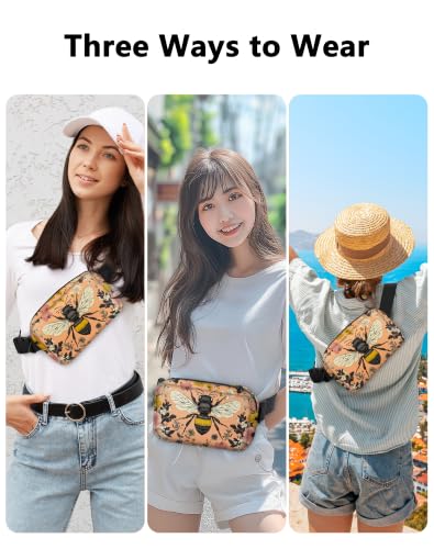 Bee Fanny Pack for Women Belt Bag