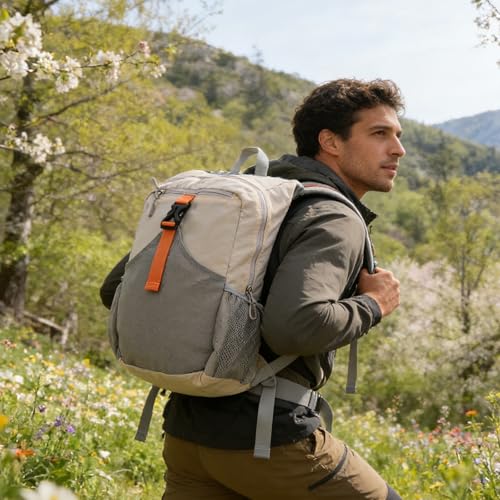 NUOBESTY Packable Hiking Backpack Lightweight Foldable Water-Resistant Daypack for Women Men Compact Travel Backpack for Camping Outdoor Trips Commute 17.71 X 11.02 X 5.11 in