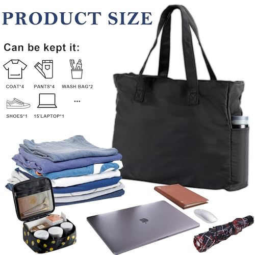 Leberna Travel Duffle Bags Packable Luggage Bag Lightweight Tote Bag