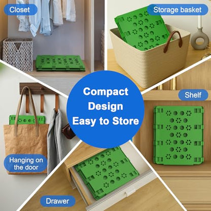 BoxLegend V3 Shirt Folder Board Tshirt Clothes Folding Board Durable Green - color: Light Green