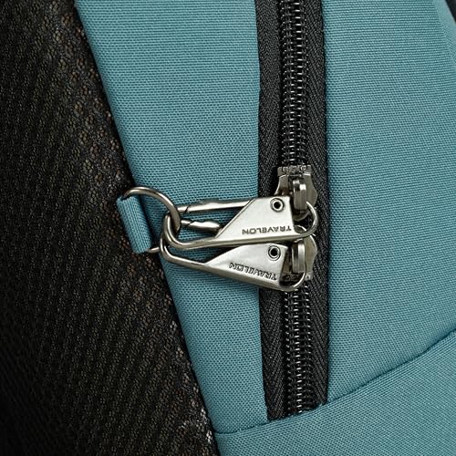 Travelon Anti-Theft The Voyages Small Backpack with XL Water Bottle Pocket - color: Slate Blue