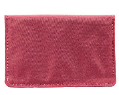 Big Skinny Card Case Slim Wallet, Holds Up to 16 Cards - color: Red