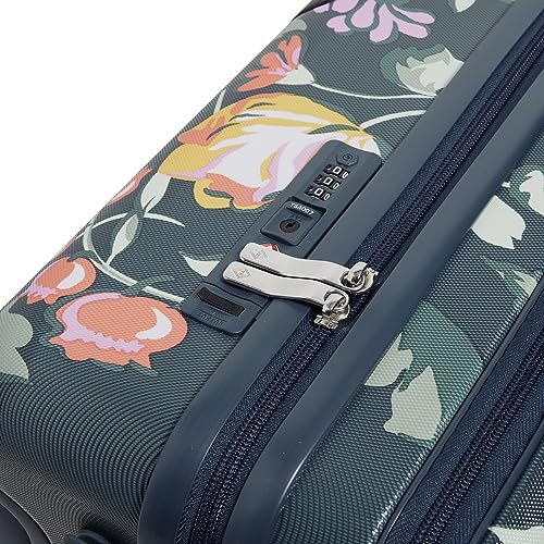 Hardside Underseat Rolling Suitcase Luggage, Fresh-Cut Floral Green - color: Fresh-Cut Floral Green