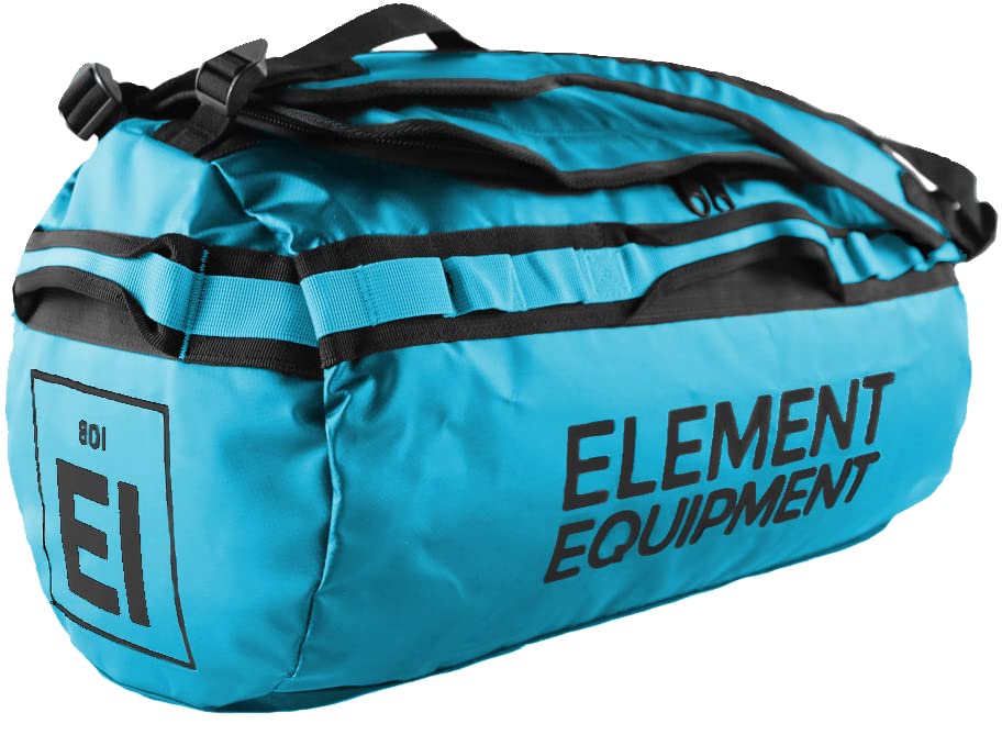 Element Equipment Trailhead Duffel Bag Shoulder Straps Waterproof Teal Medium - color: Teal, size: Medium 51 Liters