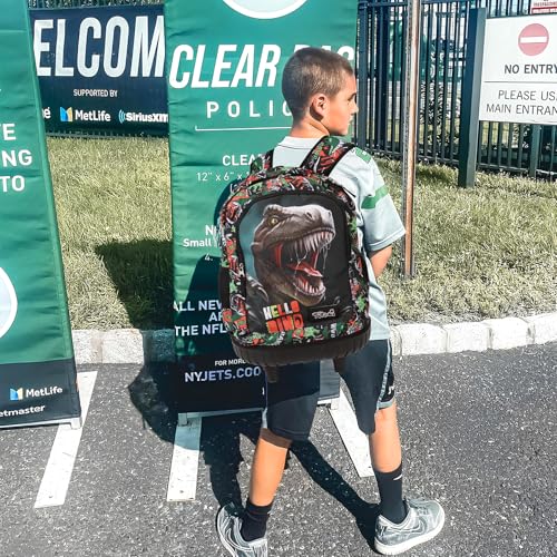 Tilami Rolling Backpack for Boys and Girls,Sunflower - color: Hello Dino