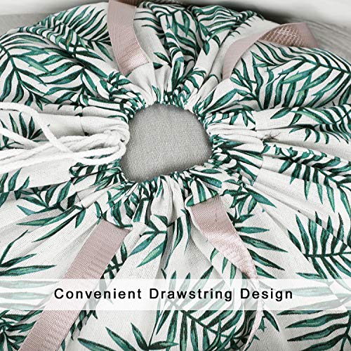 Extra Large Laundry Bag with Drawstring and Handle, Heavy Duty Travel Dirty Clothes Bag for Laundromat and Household, Durable Rip-Stop Laundry Hamper Liner, 28 x 40 Inch, Bamboo - color: Bamboo