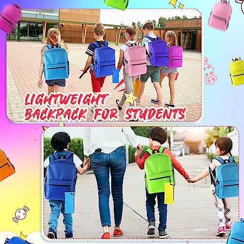 Silkfly 12 Pcs School Backpacks with 12 Pencil Pouch - color: Bright Color