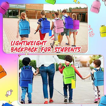Silkfly 12 Pcs School Backpacks with 12 Pencil Pouch - color: Bright Color
