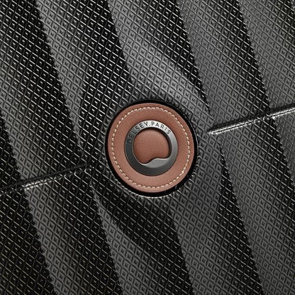 DELSEY PARIS Carrousel, 24 Inch Checked-Medium Hardside Luggage, Black - color: Black, size: Checked-Medium 24 Inch