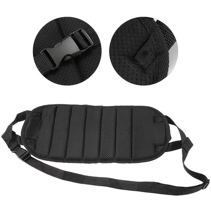1 Pack Portable Airplane Footrest Hammock, Adjustable Memory Foam Travel Foot Rest, Foldable Foot Support for Airplane, Train, Office Desk & Long Trips