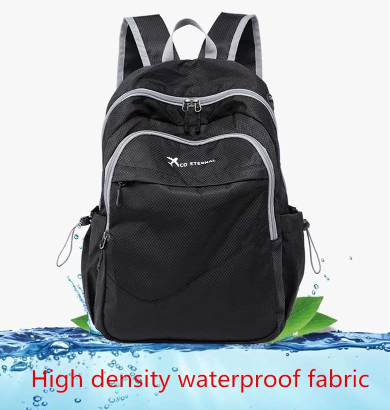 Geboldil Men's and women's lightweight foldable hiking travel backpack waterproof camping backpack blue - color: Blue