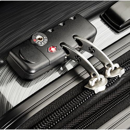 Samsonite Winfield 2 Hardside Expandable Luggage with Spinner Wheels, Charcoal, Checked-Medium 24-Inch - color: Charcoal, size: Checked-Medium Spinner