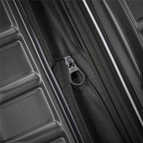 Samsonite Omni 2 Hardside Expandable Luggage with Spinner Wheels, 2-Piece Set (19/24), SOLID CHARCOAL - color: Solid Charcoal, size: 2-Piece Set (Carry-on/Medium)