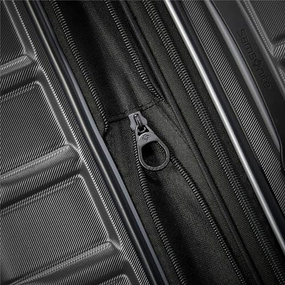 Samsonite Omni 2 Hardside Expandable Luggage with Spinner Wheels, 2-Piece Set (19/24), SOLID CHARCOAL - color: Solid Charcoal, size: 2-Piece Set (Carry-on/Medium)