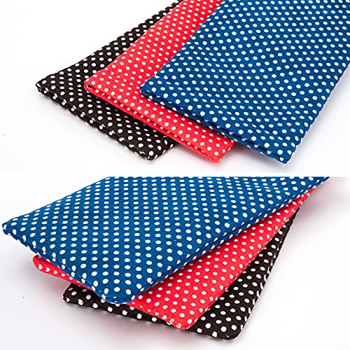 TRIUMPH VISION Eyeglass Case Glasses Case Soft Sunglass Pouch Sleeve 3 Pack - color: Dot